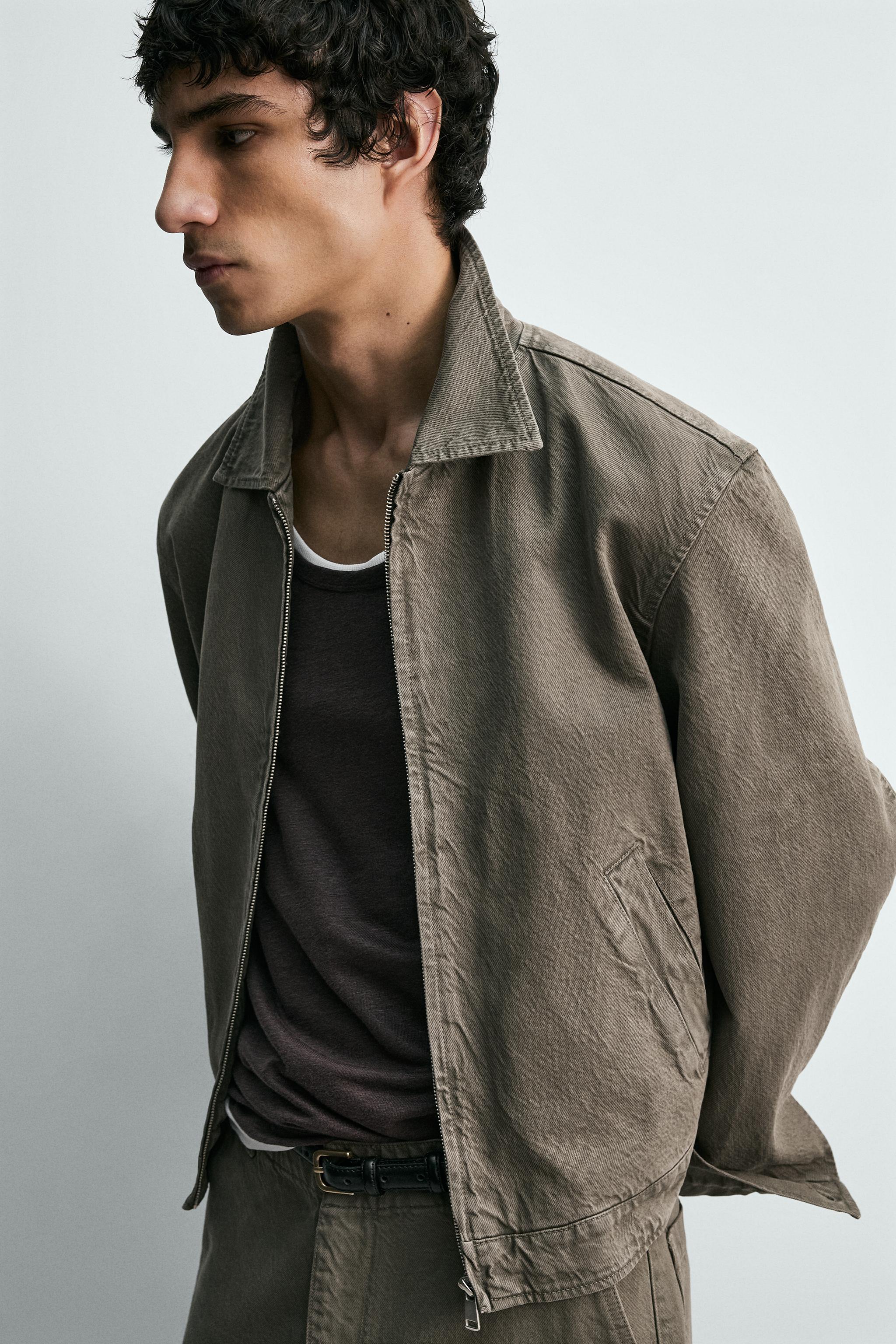 WASHED COTTON JACKET